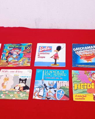 vinili 45 giri colonne sonore cartoni animati