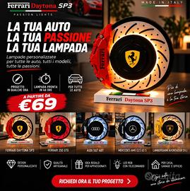 La tua Auto dei Sogni diventa una lampada Racing