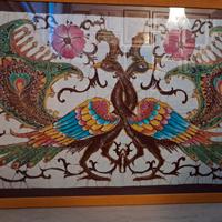 batik balinese incorniciato 
