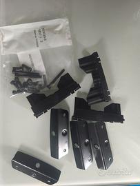 kit fissaggio barre portatutto auto 