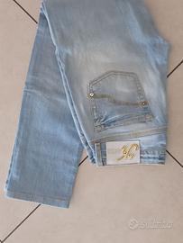 KOCCA jeans donna 27 strass slim fit
