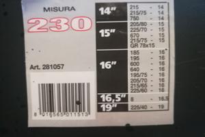 Catene neve da 16 mm (camper trasporto leggero)