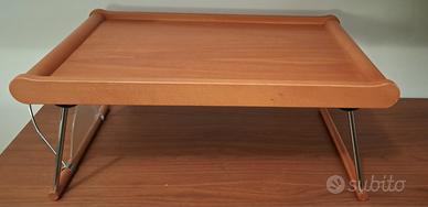 tavolino- vassoio pieghevole in legno