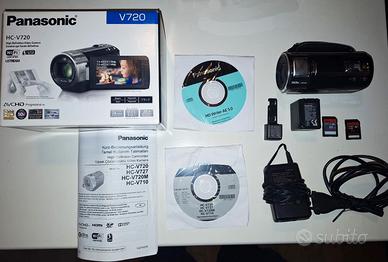 2 Videocamere Panasonic HC-V720 Full HD