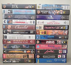 Lotto 24 vhs cinema cult per collezionisti