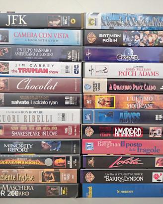 Lotto 24 vhs cinema cult per collezionisti
