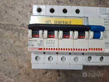 Magnetotermico con salvavita