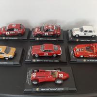 N.7 MODELLINI AUTO ALFA ROMEO 1/43