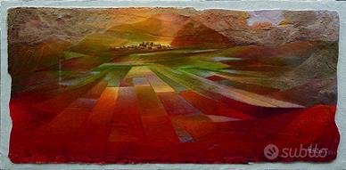 Quadro ALVARO PEPPOLONI  "RAGGI DI LUCE"