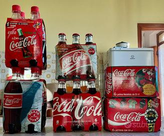 Coca-Cola bottiglie lattine vetro plastica lotto