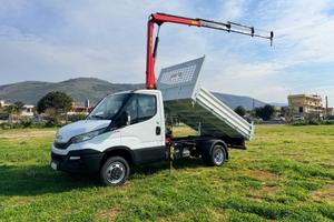 Iveco daily 35c15 con gru e ribaltabile