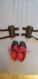 SCARPE DA CALCIO BAMBINO + PARASTINCHI 