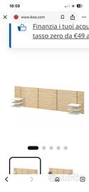 Ikea Mandal testiera letto betulla bianco