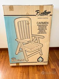 Poltrona pieghevole 5 Posizioni