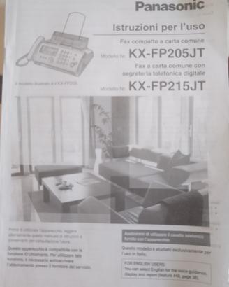 fax Panasonic 