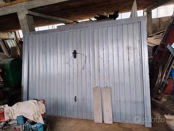 Porta garage zincata