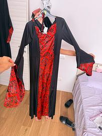Vestito halloween vampira bambina ragazza