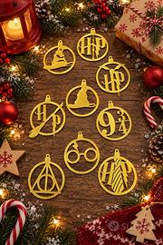 Decorazioni albero di natale a tema Harry Potter