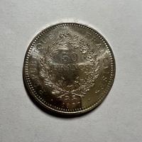 50 Franchi Francesi Argento