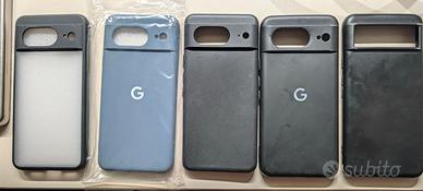 Lotto 5 Cover per Google Pixel 8 (2 NUOVE)