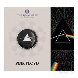 Pink Floyd moneta dark side of the moon sigillata