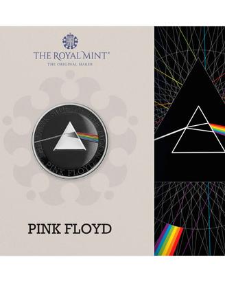 Pink Floyd moneta dark side of the moon sigillata