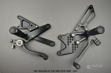 Pedane arretrate MV AGUSTA F4 750 1000 1078 1999