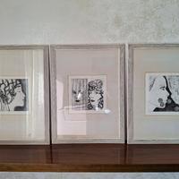 Quadri con disegni acqua forte