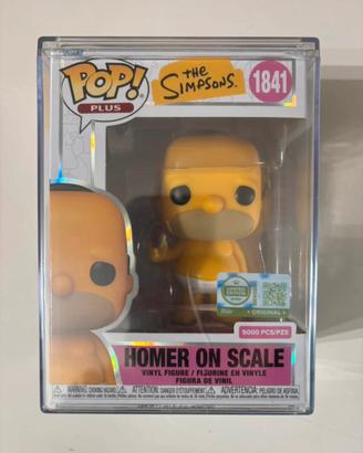 Funko pop 1841 homer on scale