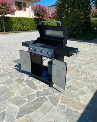 barbecue a gas naterial a 4 bruciatori