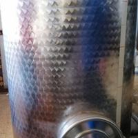 Botte vino serbatoio acciaio Inox