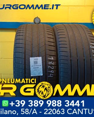 2 Gomme al 70% 245/40/19 BRIDGESTONE Estive - Cant