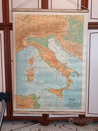 Carta geografica Fisica e Politica