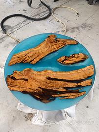 tavoli in legno e resina