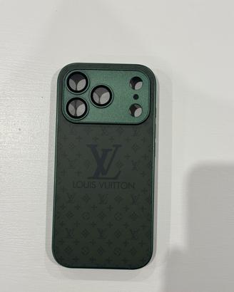 Cover iPhone 17 Pro Louis Vuitton  verde