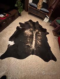 Tappeto in vera pelle di mucca