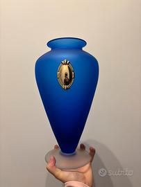 Vaso con placca argento