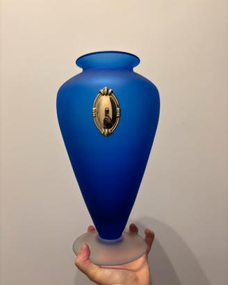 Vaso con placca argento