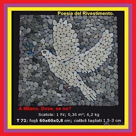 Ciottoli di fiume tagliati, COLOMBA.