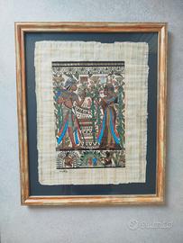 Papiro originale incorniciato. Dimensioni 54x44mm