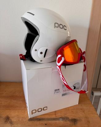 Casco da sci/snowboard Poc + mascherina Poc