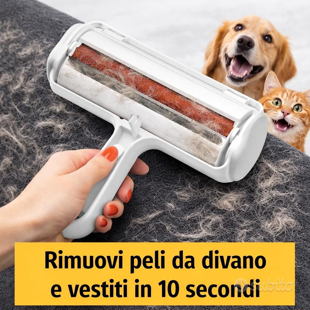 Rullo Per Pelucchi Lavabile In Silicone - Rimuovi Peli Animali, Portatile Per Vestiti E Divano, Mini Viaggio - Riutilizzabile E Ecologico (Blu) - 3