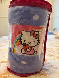 Plaid pile Hello Kitty