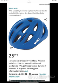 casco bici bambino