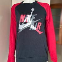 Felpa Nike Jordan rossa e nera M uomo