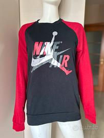 Felpa Nike Jordan rossa e nera M uomo