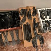 Set 4 scambi binari Lima scala h0 ho treno trenini