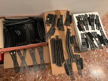 Set 4 scambi binari Lima scala h0 ho treno trenini