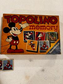 Gioco da tavola vintage Memory prima edizione