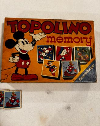 Gioco da tavola vintage Memory prima edizione